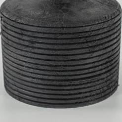Houten lampvoet Paolu zwart exclusief kap>Straluma Shop