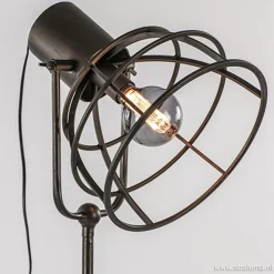 Industriële driepoot vloerlamp Givan><noscript><img width=