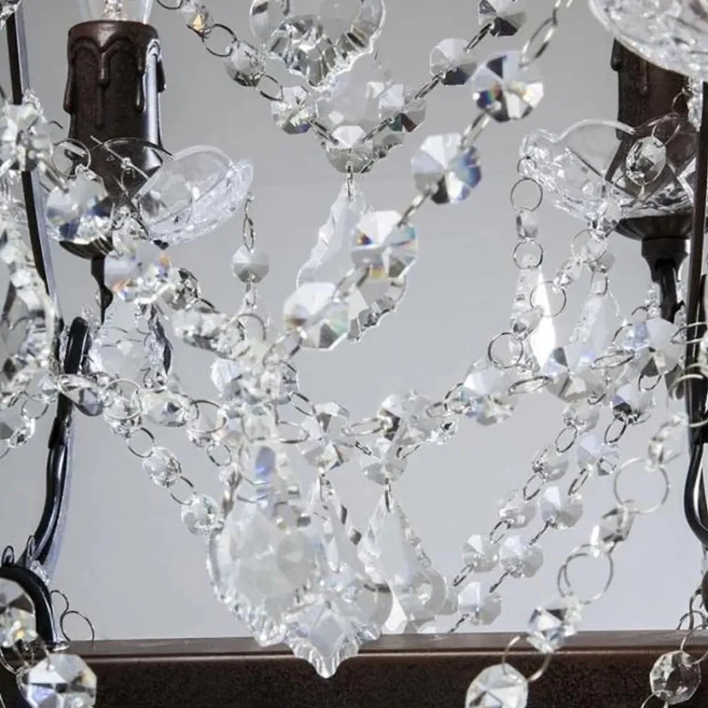Klassieke eettafelhanglamp met kristal>Straluma New