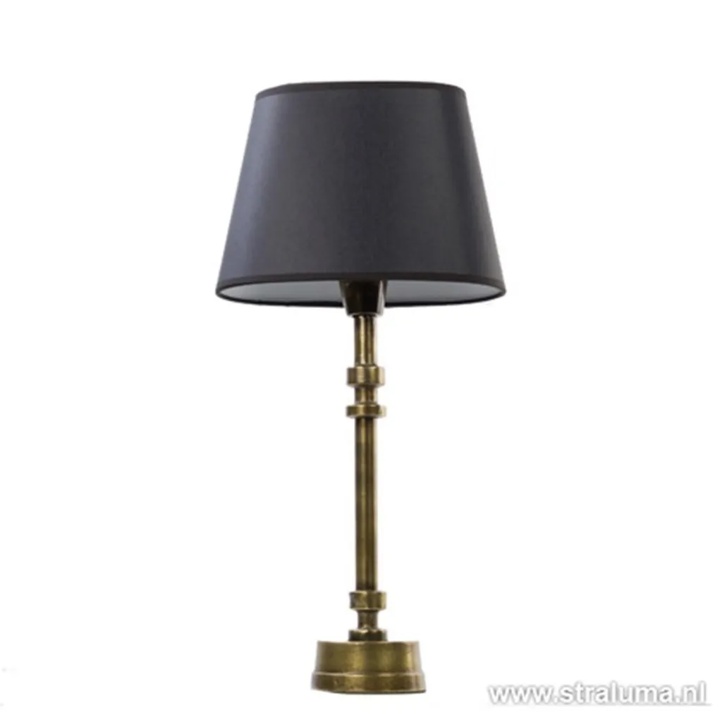 Klassieke lampvoet-tafellamp brons>Straluma Shop