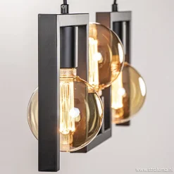 Kleine eettafel hanglamp zwart frame>Straluma Flash Sale