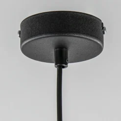 Kleine hanglamp zwart met goud accent><noscript><img width=