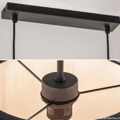 4-L Hanglamp met zwarte kappen><noscript><img width=