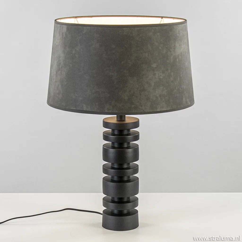 Lampvoet Desley zwart EXCL.KAP>Straluma Best