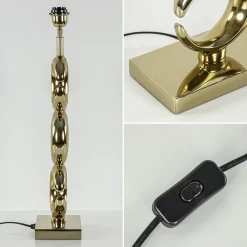 Lampvoet Maan light gold glossy metaal><noscript><img width=