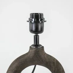 Lampvoet Sabuli hout donker bruin excl. kap><noscript><img width=