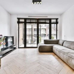 Langwerpige LED opbouwspot zwart 4-lichts><noscript><img width=