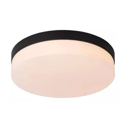 LED badkamerplafondlamp zwart met bewegingssensor>Straluma Shop