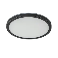 LED plafondlamp met 3 licht opties zwart rond>Straluma Best