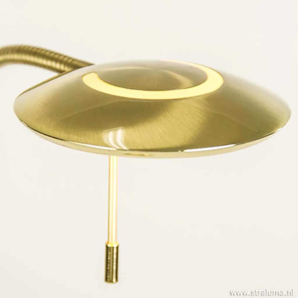Leeslamp-vloerlamp LED messing dimbaar>Straluma Sale