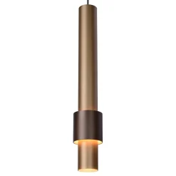 3-Lichts hanglamp LED cilinders bruin rond>Straluma Best Sale