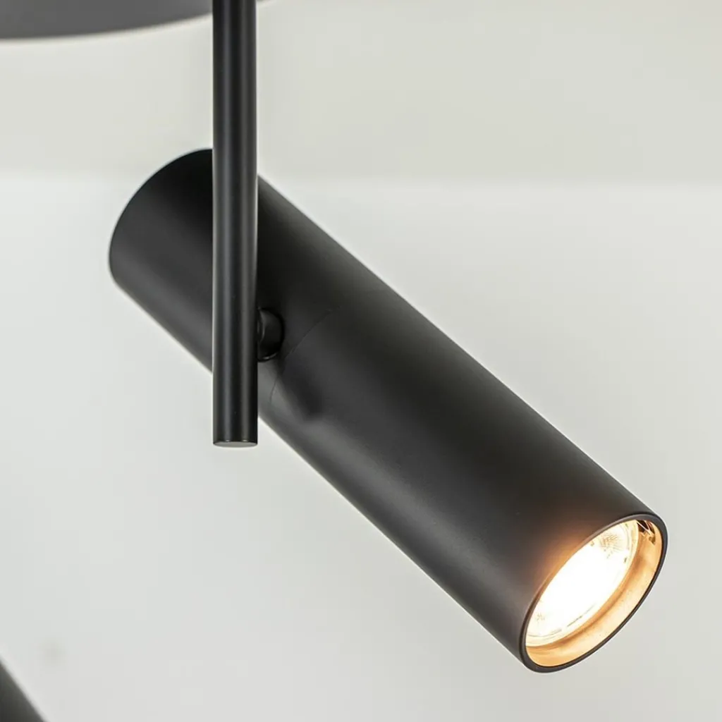 3-Lichts plafondspot rond zwart GU10 mini>Straluma Cheap