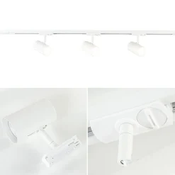 3-Lichts railsysteem wit 1-fase><noscript><img width=