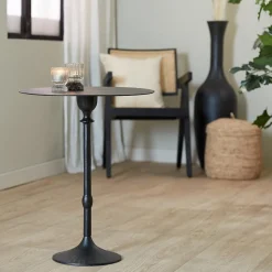 Light and Living bijzettafel Janna 50x60 cm mat zwart><noscript><img width=