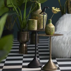 Light and Living bijzettafel Dimphy antiek zwart><noscript><img width=