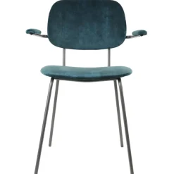 Light and Living eetkamerstoel Emma velvet petrol><noscript><img width=