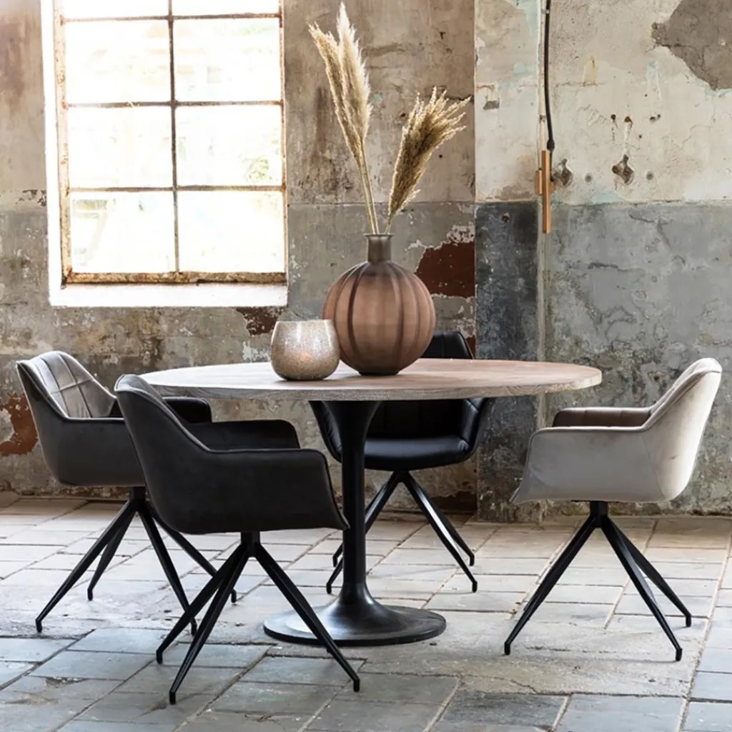 Light and Living eettafel Biboca acacia hout vergrijsd>Straluma Best Sale