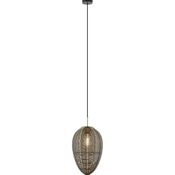 Light and Living hanglamp Yaelle antiek brons met zwart>Straluma Shop