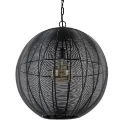 Light and Living hanglamp Amarah rond mat zwart>Straluma Store