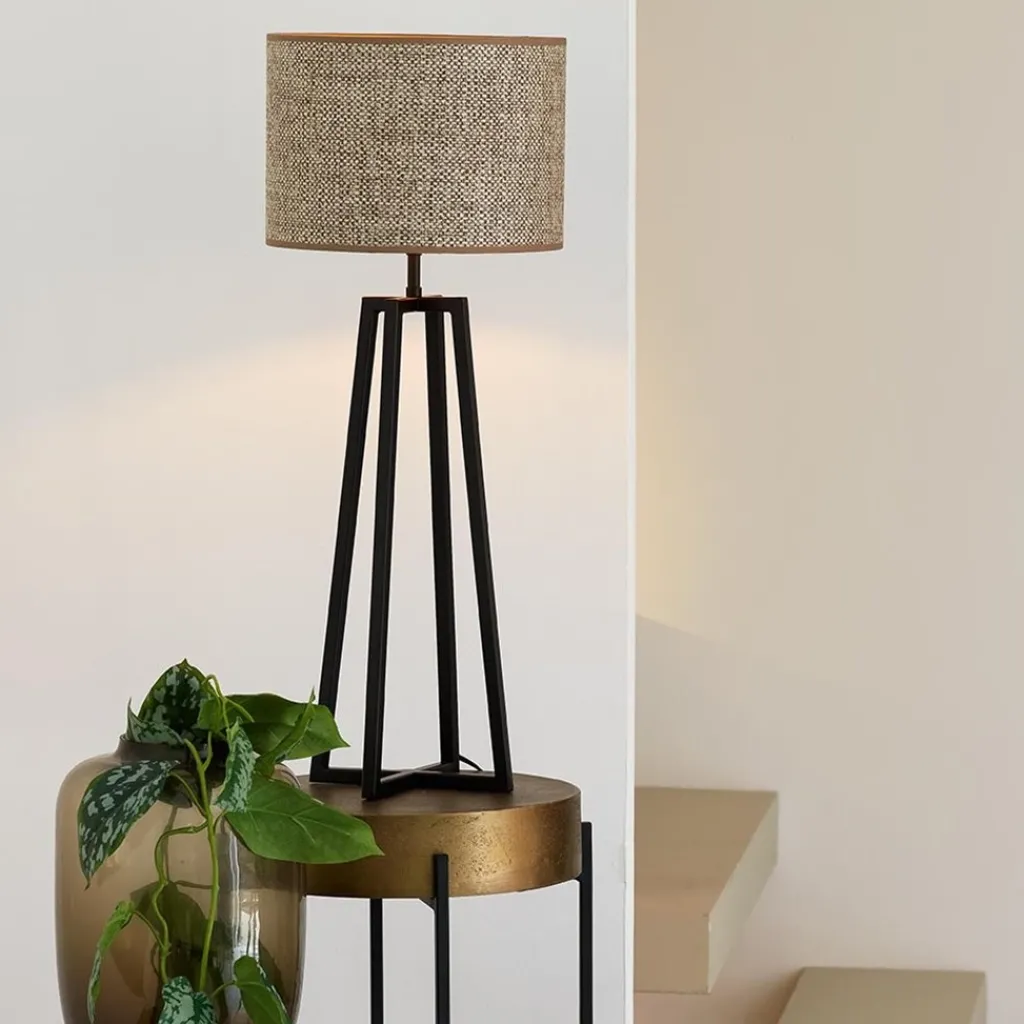 Light and Living tafellamp Miley mat zwart>Straluma Clearance
