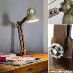 Light Living bureaulamp Ekerd hout-staal><noscript><img width=