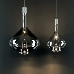 Luxe design hanglamp Sky-Fall chroom glas inclusief LED><noscript><img width=