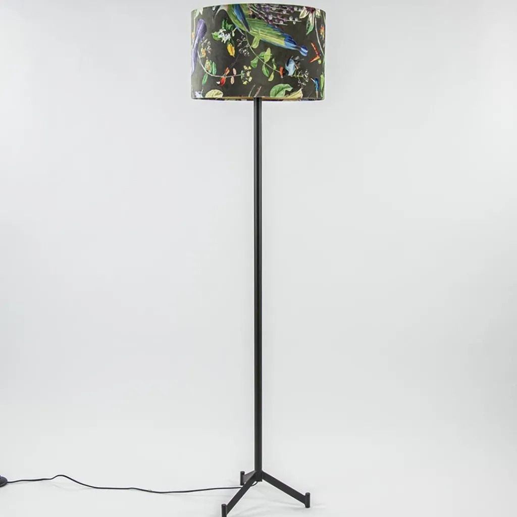 Mat zwarte vloerlamp Dennis Light & Living>Straluma Clearance