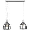 Metalen eettafel hanglamp 2-lichts kooi>Straluma Shop