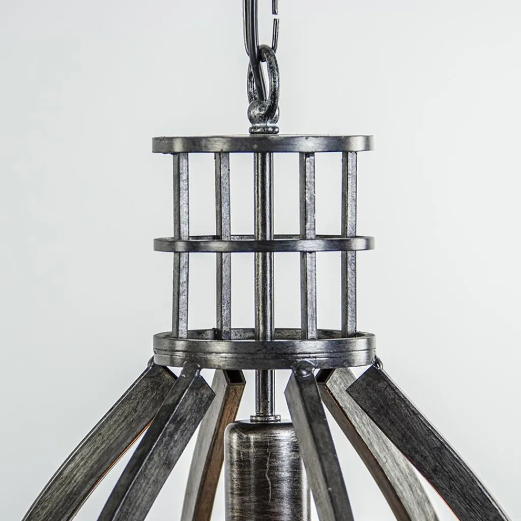 Metalen eettafel hanglamp 2-lichts kooi>Straluma Shop