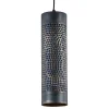 Metalen hanglamp cilinder bruin gevlamd>Straluma Discount