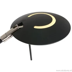 Moderne bureaulamp zwart met dimbaar LED><noscript><img width=