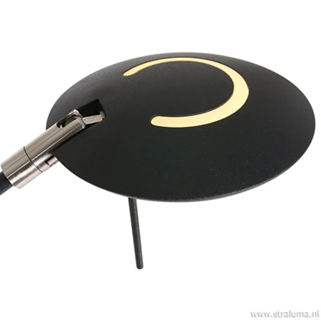 Moderne bureaulamp zwart met dimbaar LED>Straluma Online