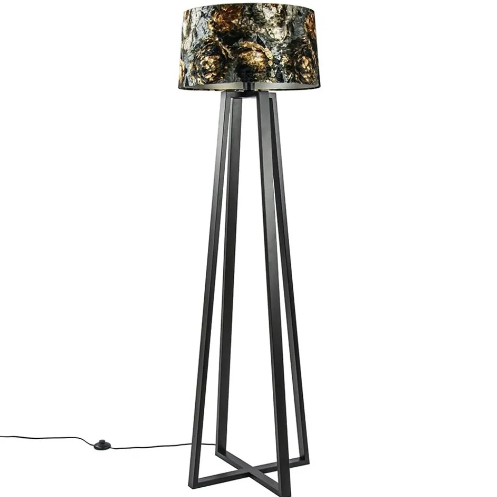 Moderne lampvoet mat zwart exclusief kap>Straluma Shop
