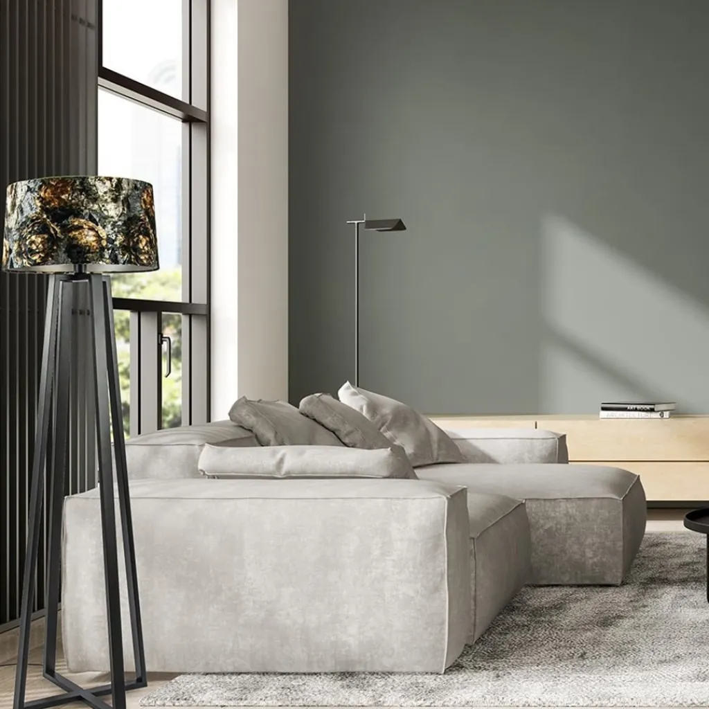 Moderne lampvoet mat zwart exclusief kap>Straluma Shop