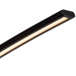 Moderne LED vloerlamp zwart met zwart marmer><noscript><img width=