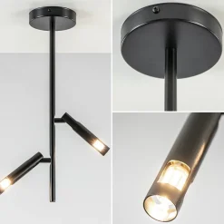 Moderne 2-lichts opbouwspot zwart G9><noscript><img width=