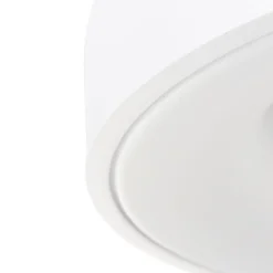 Moderne plafondlamp wit met geïntegreerd LED><noscript><img width=