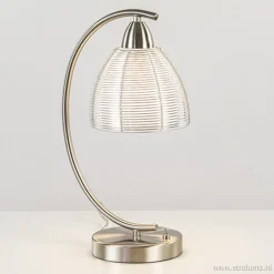 Moderne tafellamp draad staal aluminium>Straluma Online