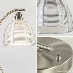 Moderne tafellamp draad staal aluminium><noscript><img width=