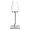 Moderne tafellamp staal/glas met dimmer>Straluma Sale