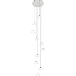 Moderne videlamp chroom met helder glas incl LED>Straluma Cheap