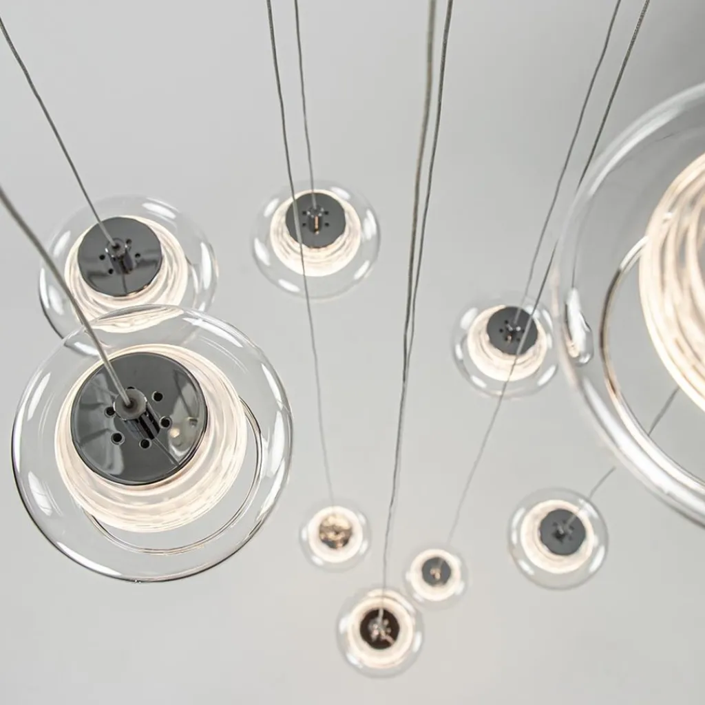 Moderne videlamp chroom met helder glas incl LED>Straluma Cheap