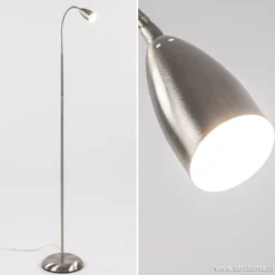 Moderne vloer/leeslamp met touchdimmer>Straluma Hot