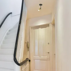 Opbouwspot 1-lichts zwart/brass GU10 mini><noscript><img width=