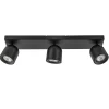 Opbouwspot Solare 3l balk zwart>Straluma Clearance