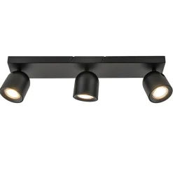 Opbouwspot Solare 3l balk zwart>Straluma Clearance