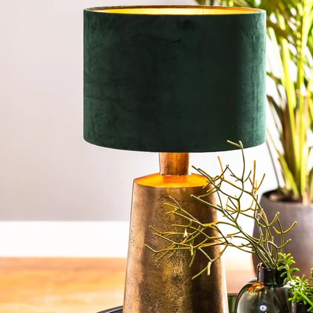 Ovale lampvoet Baloe antiek brons excl. kap>Straluma Flash Sale