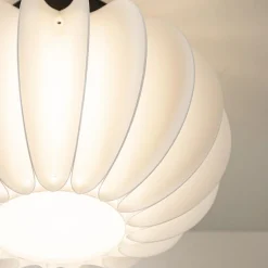 Plafondlamp Arena 30cm zwart/kap wit><noscript><img width=