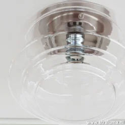 Plafondlamp Art Deco helder glas>Straluma Outlet