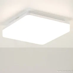 Plafondlamp Basic Square 26cm wit>Straluma Outlet